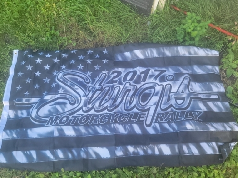 Sturgis 2017 Black Hills motorcycle‎ Rally nylon flag Harley-Davidson
